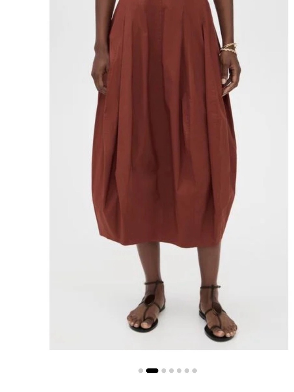 A.L.C. Cotton balloon skirt